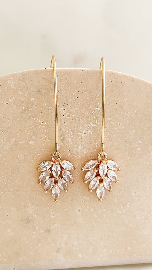 Florence Drop Earrings - Long