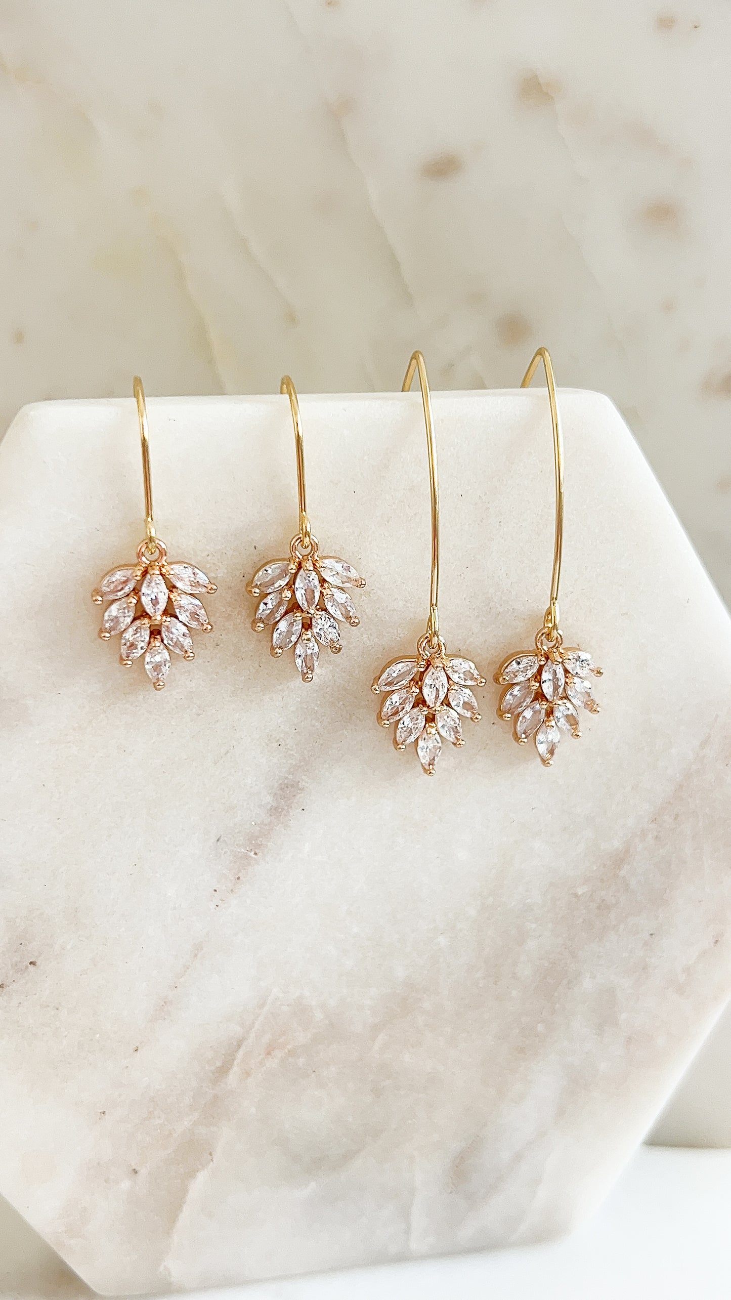 Florence Drop Earrings - Long