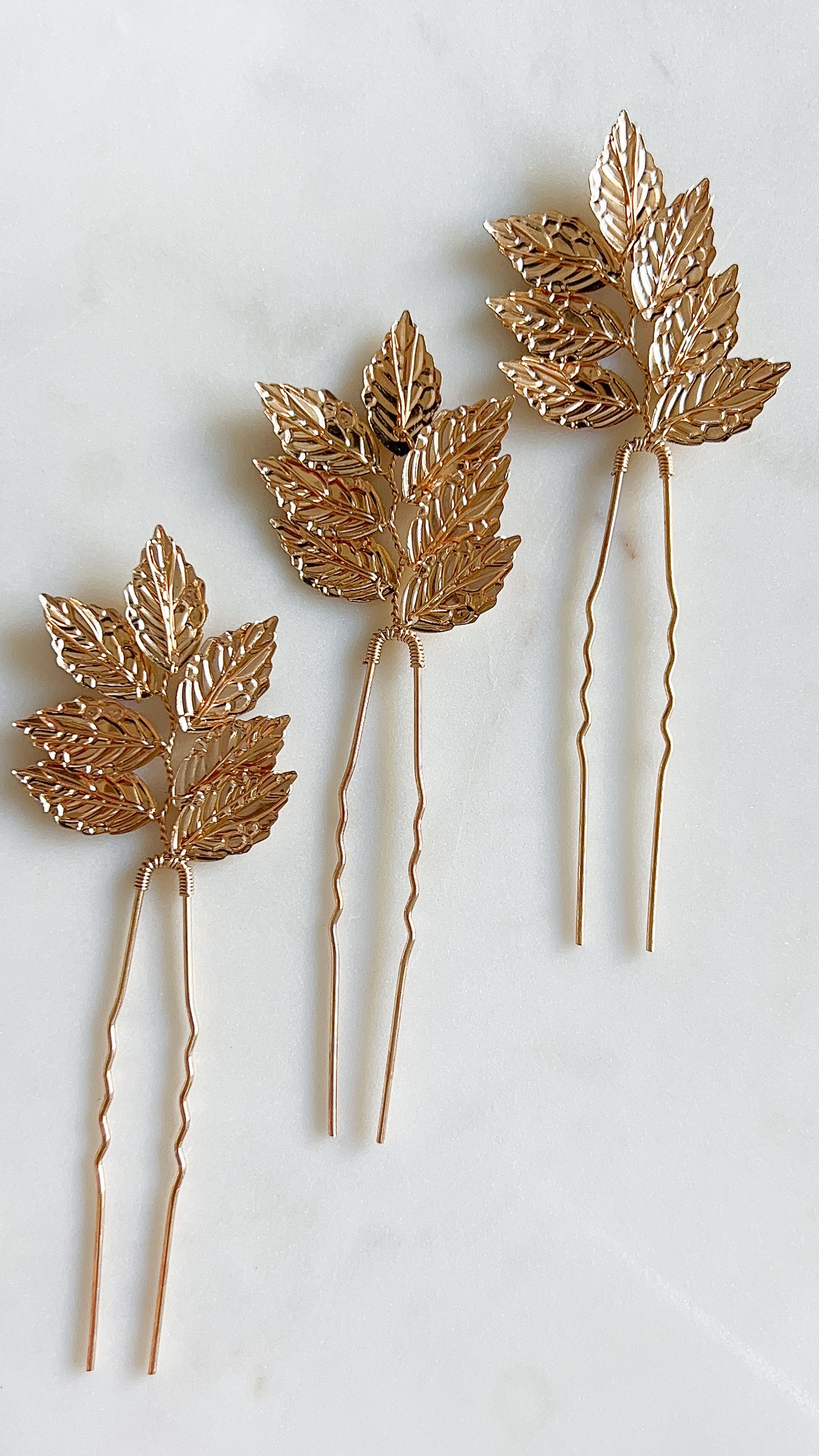 Gemma Gold Leaf Pins