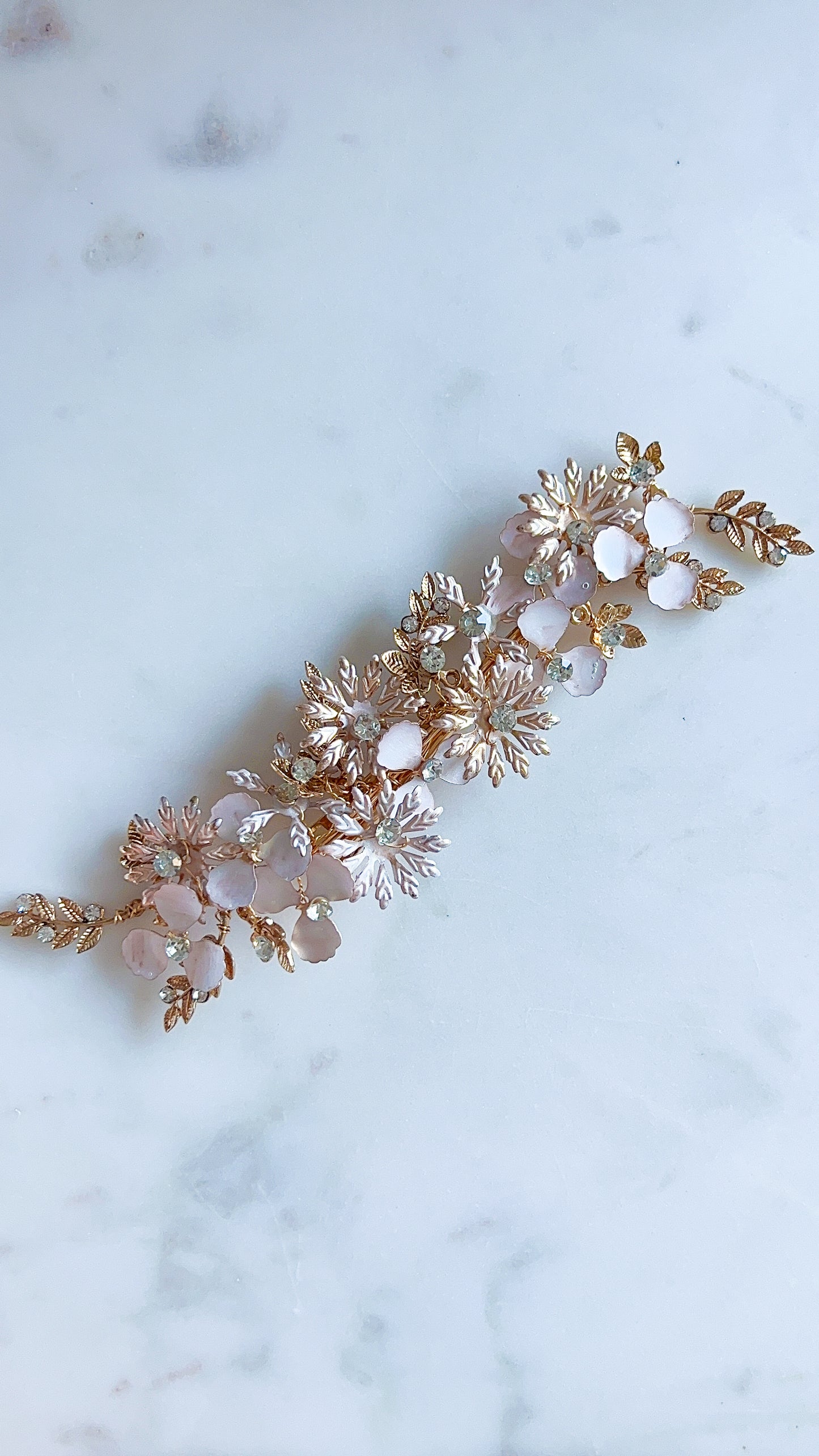 Daisy Slide Clip - Rose Gold