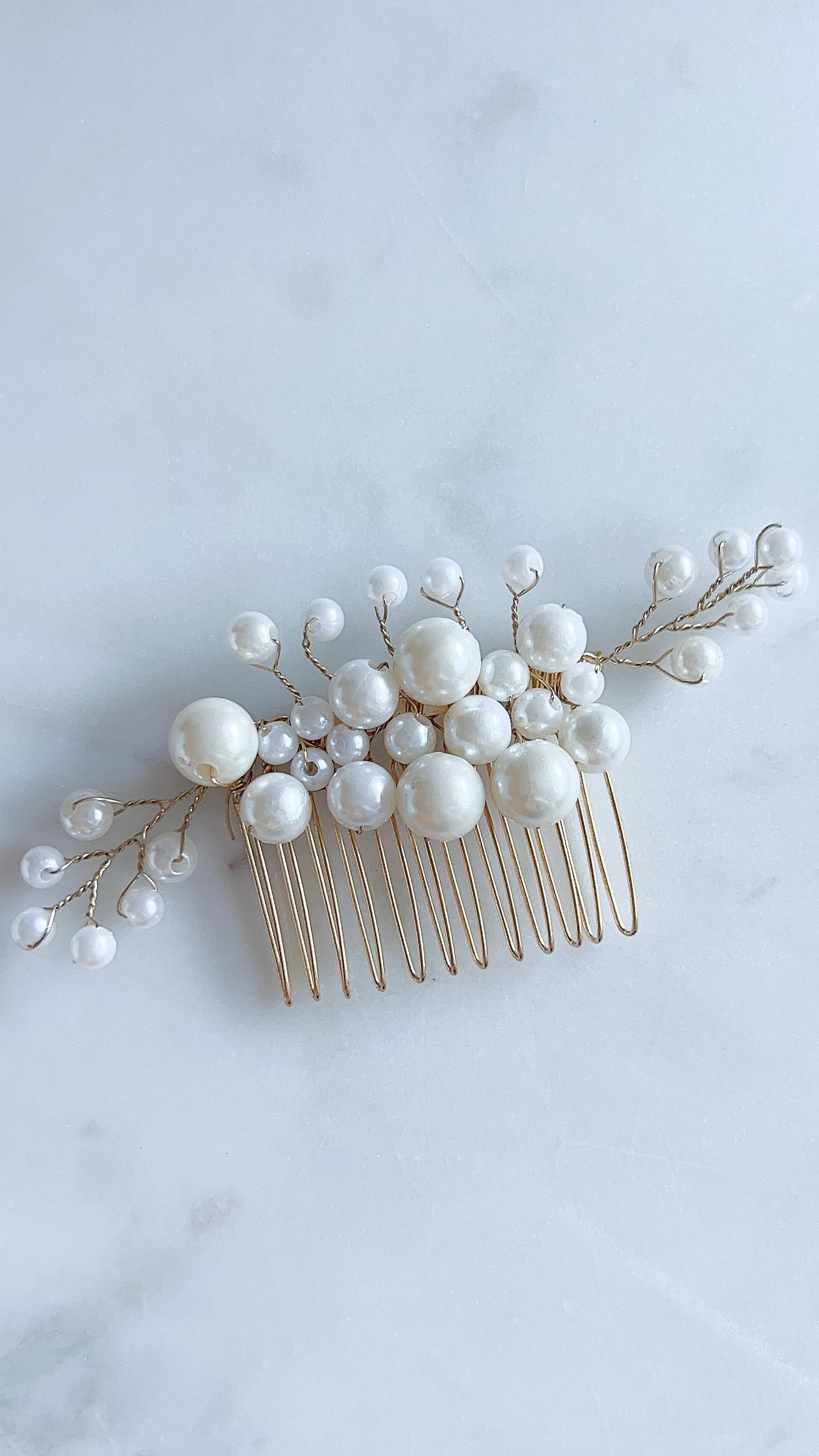 Hazel Pearl Hair Comb