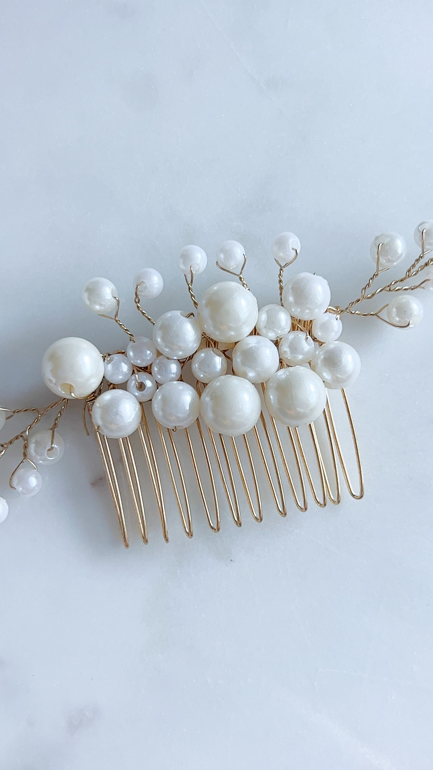 Hazel Pearl Hair Comb