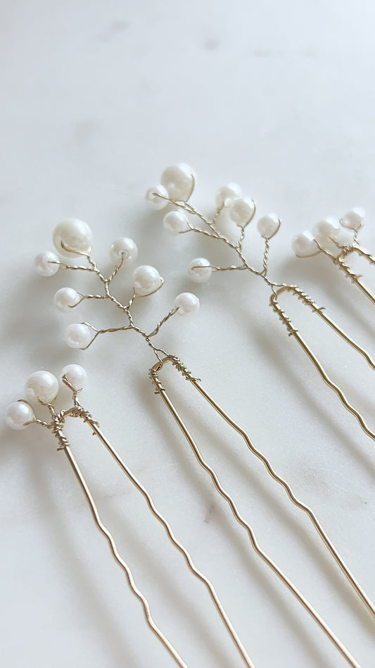 Hazel Pearl Pins