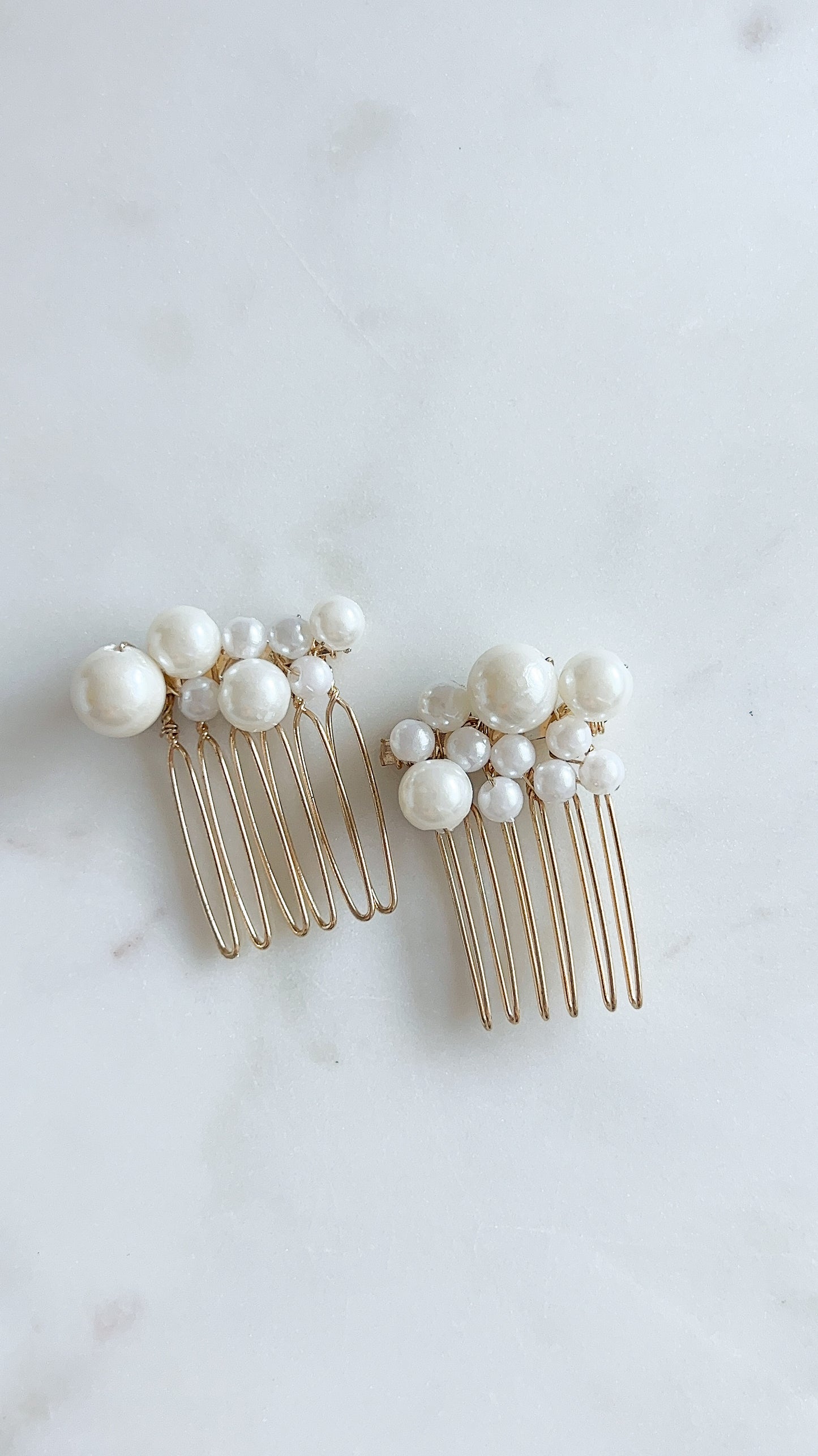 Hazel Pearl Hair Comb Set