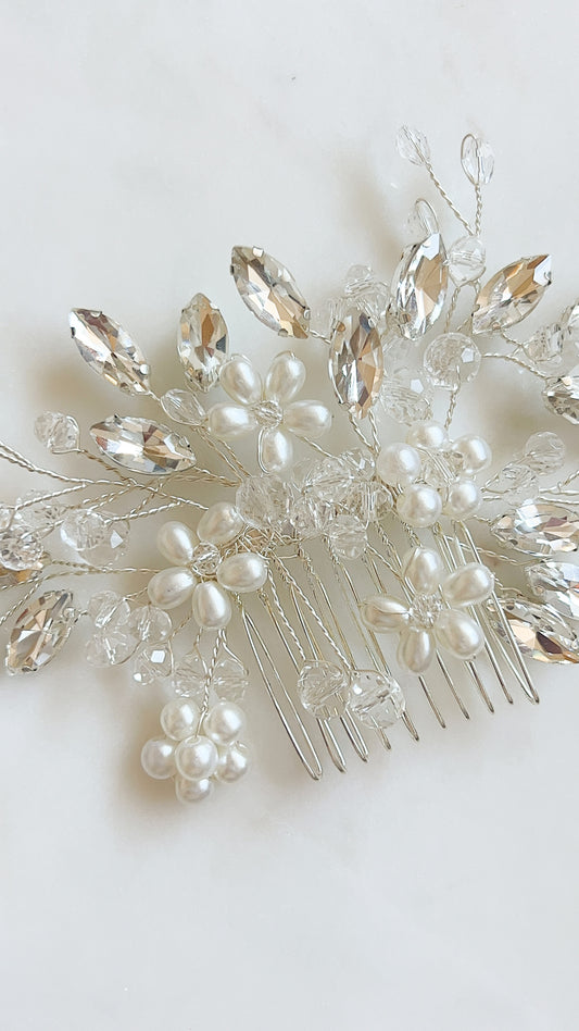 Pixie Hair Comb - Silver