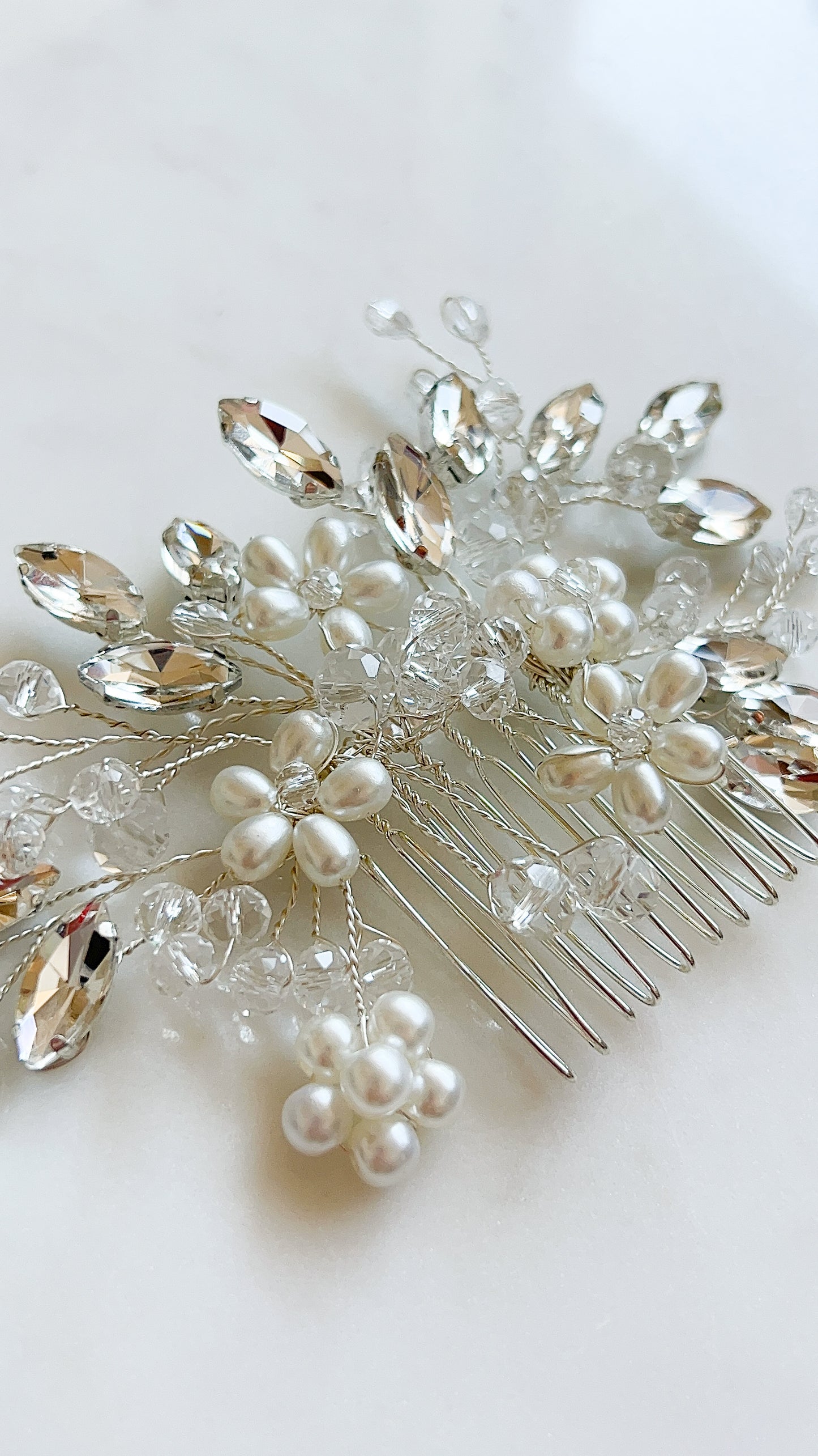 Pixie Hair Comb - Silver