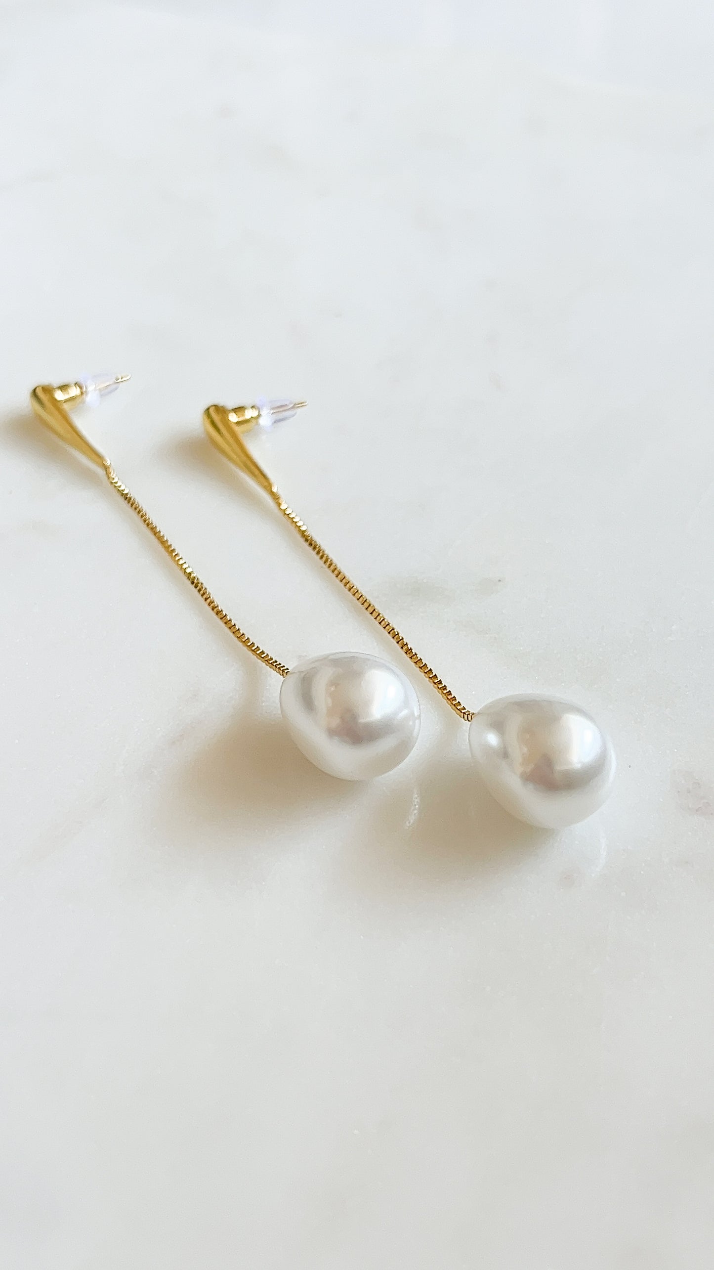 Paris Pearl Drop Earrings