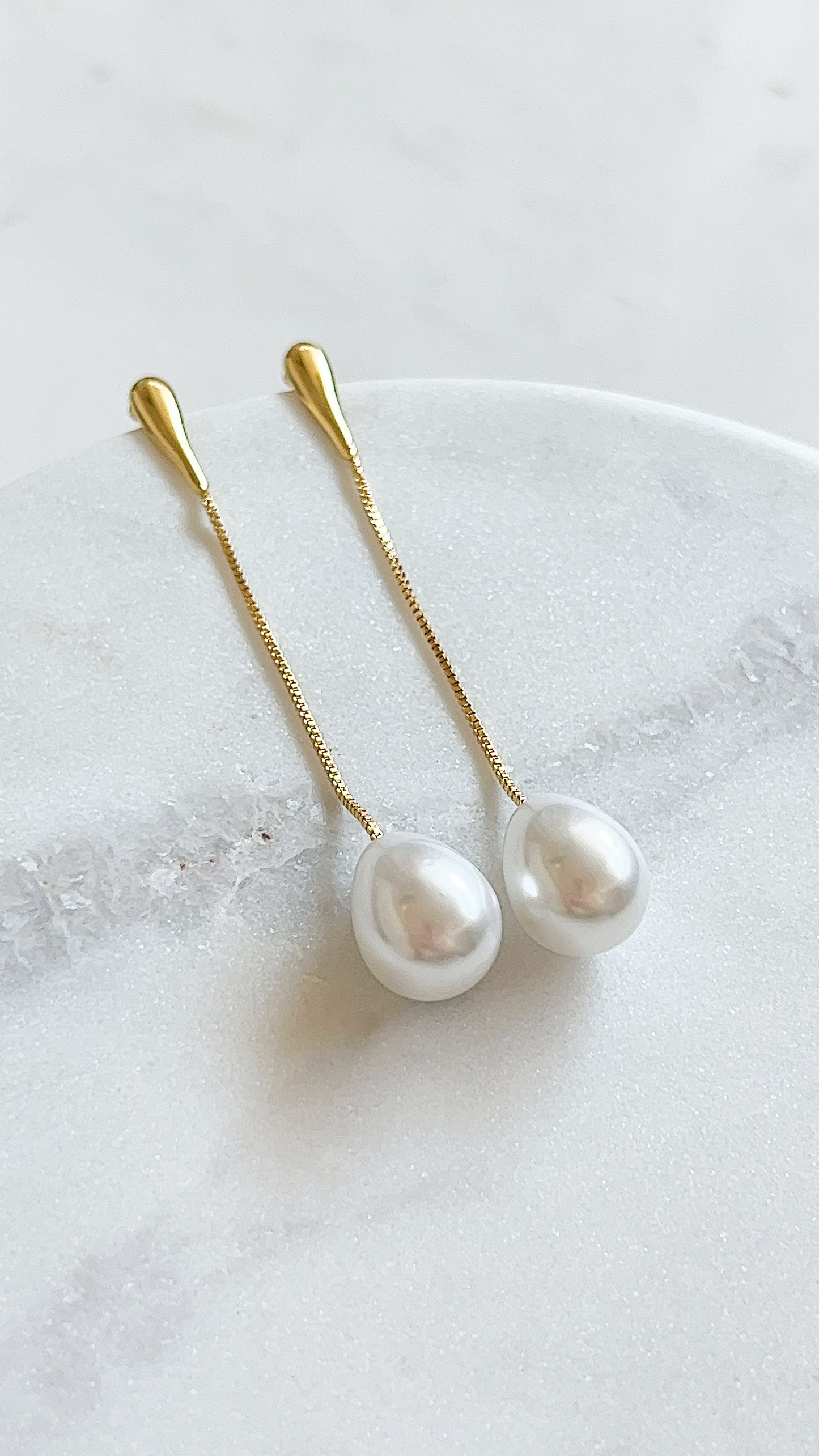 Paris Pearl Drop Earrings