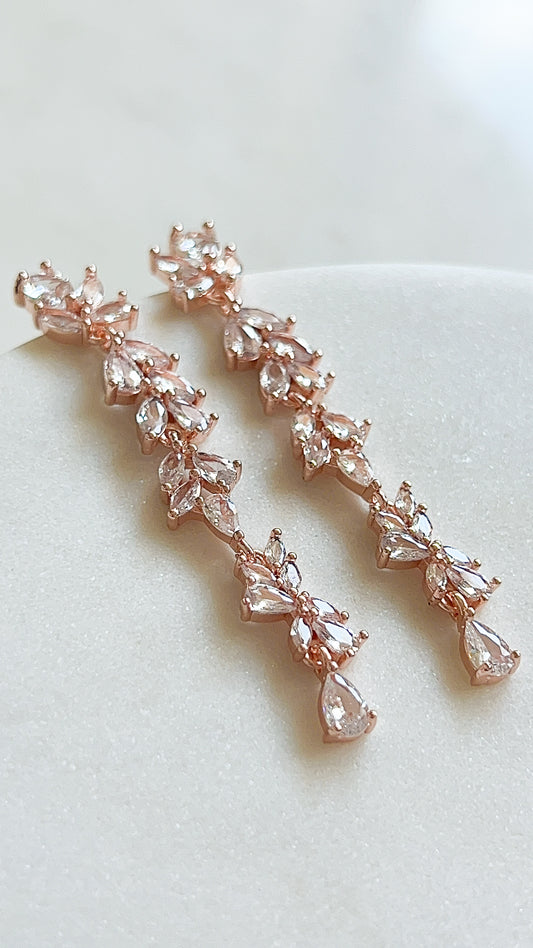 Margot  Earrings - Rose Gold