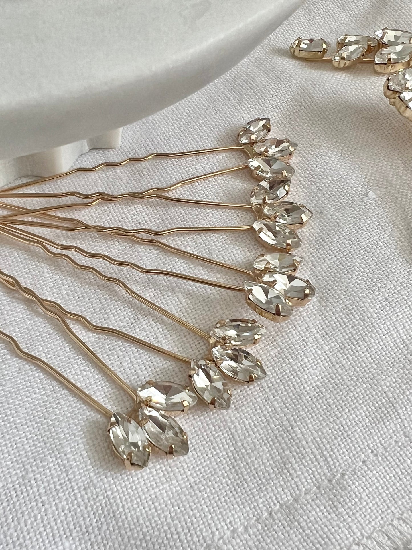 Georgia Hair Pins - Gold