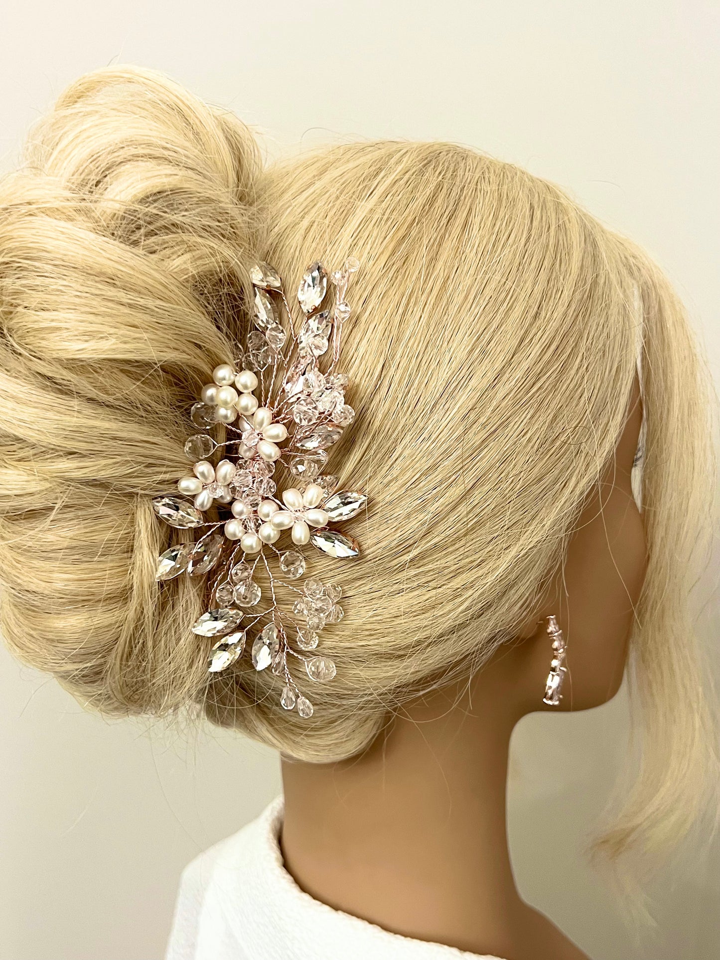 Pixie Hair Comb - Rose Gold