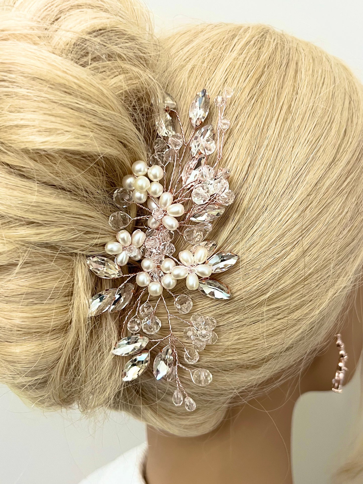 Pixie Hair Comb - Rose Gold