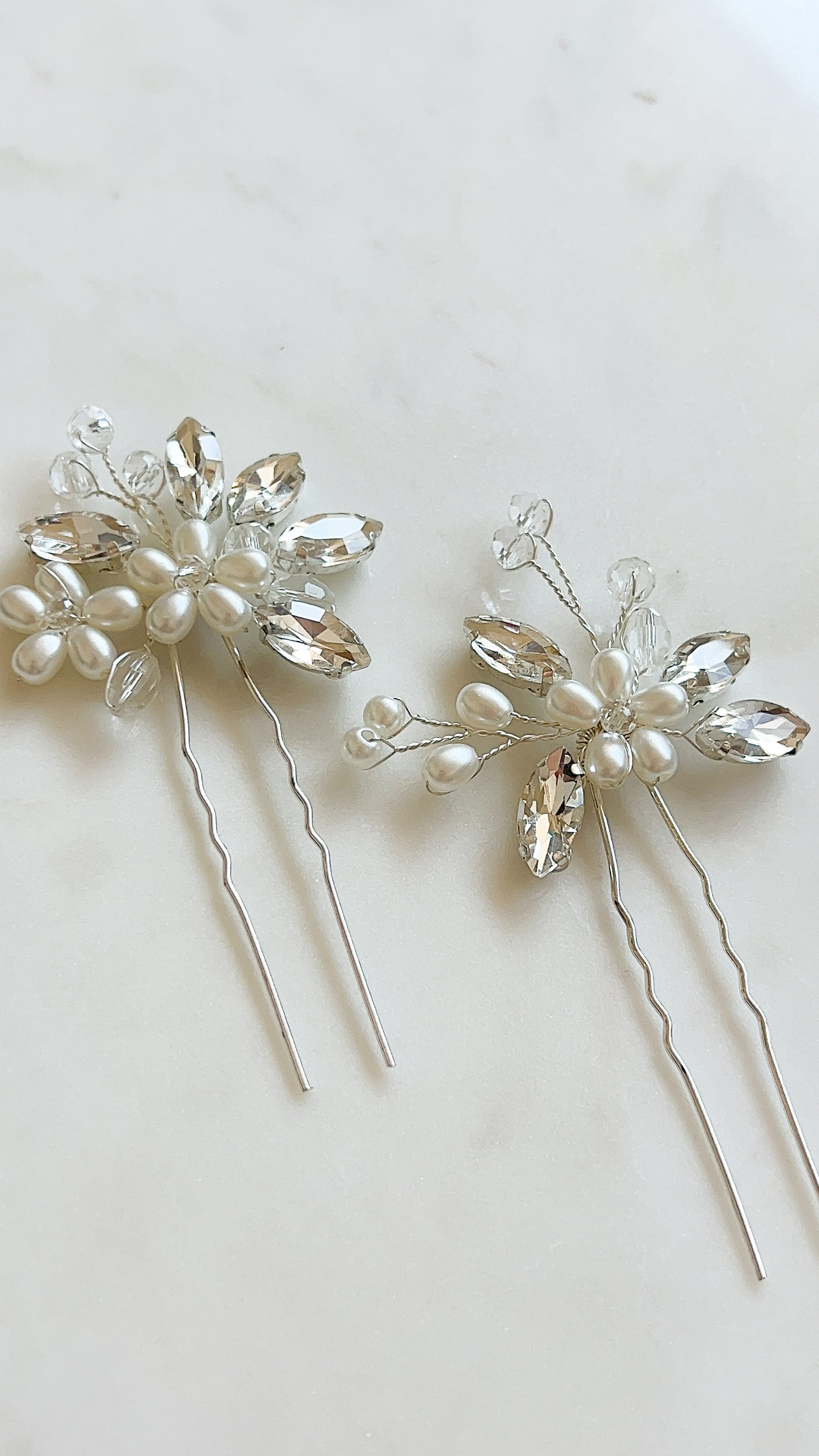 Pixie Hair Pins - Silver