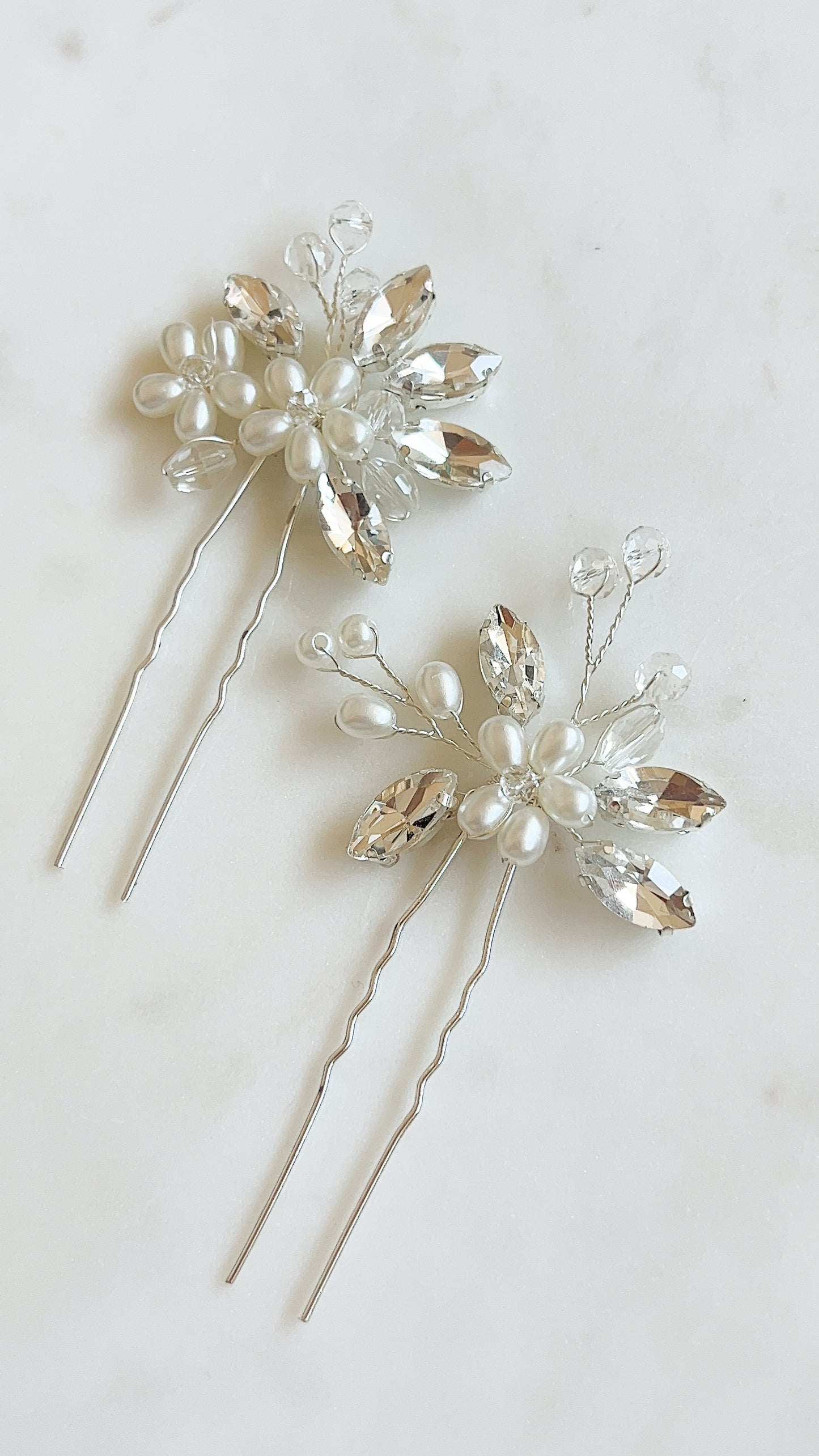 Pixie Hair Pins - Silver