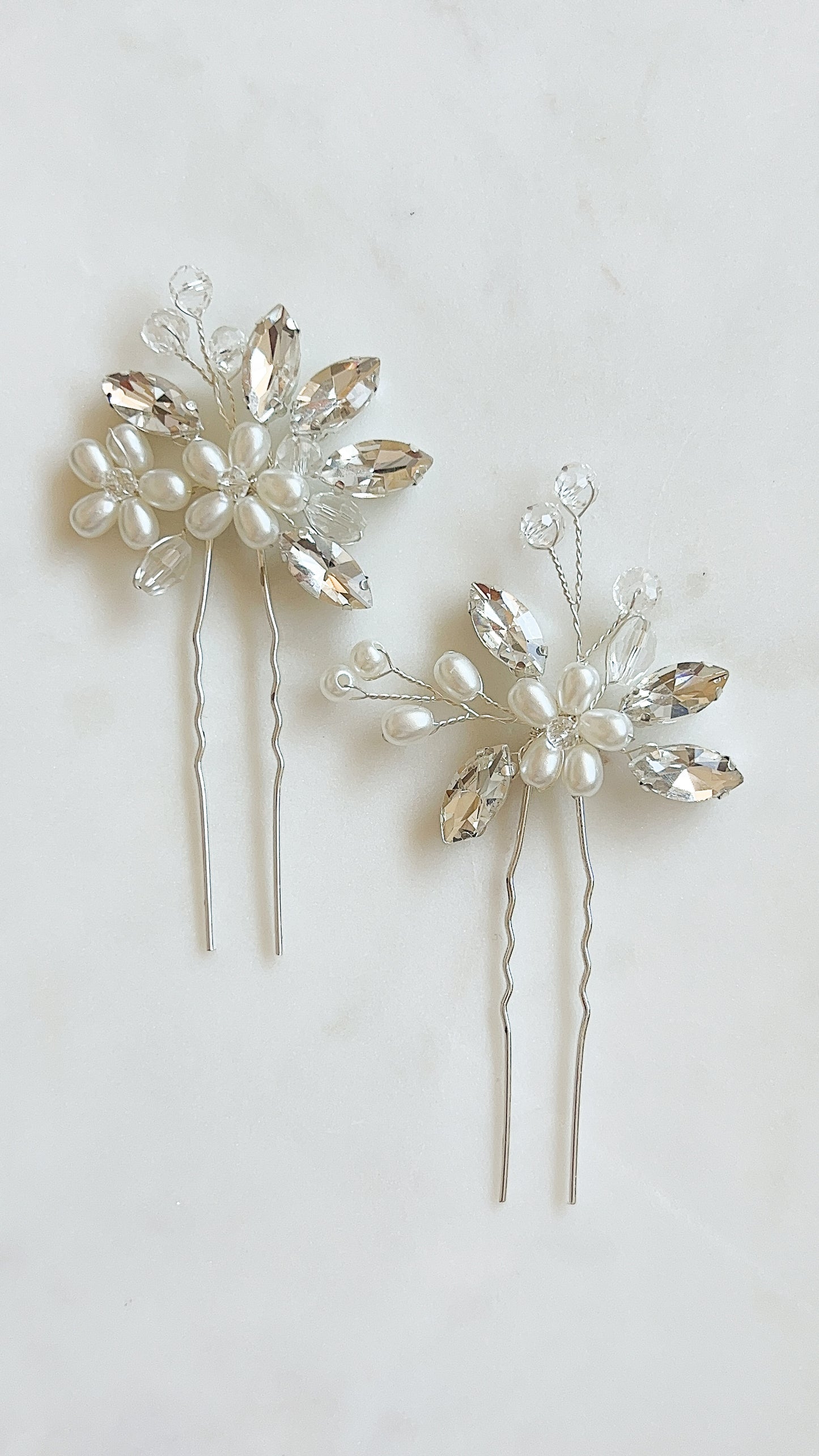 Pixie Hair Pins - Silver